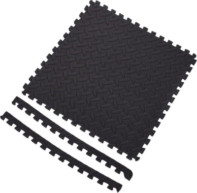 Pllaka për dysheme XQ Max Floor Mat Tiles, set me 6 copë, 40 x 40 cm, gri e errët