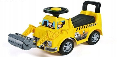 Lodër ride-on Interactive Roller për fëmijë, dizajn i qëndrueshëm, për përdorim në ambient të brendshëm, shumëngjyrëshe