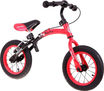 Biçikletë ekuilibri Boomerang SporTrike, për kalamaj 3+, e kuqe