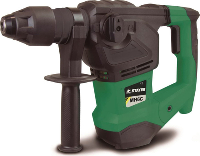 Електричен чекан SDS Plus Stayer MH 6 CK, професионален, со куфер, зелен