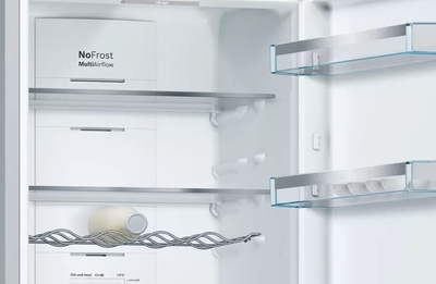Frigorifer kombinë Bosch KGN36IZEA, No Frost, MultiAirflow, i zi
