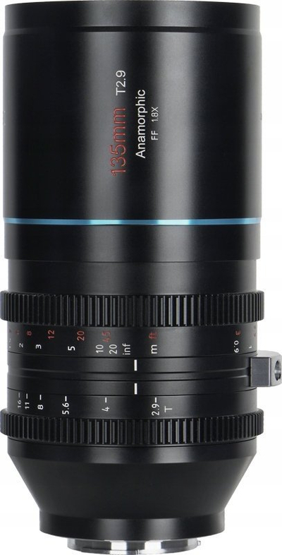 Objektiv kinemaje Sirui Venus 135mm T2.9, anamorfik 1.6x, Sony E Mount, i zi