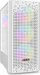 Kasë kompjuteri Gacrux White, Midi Tower, xham i temperum, RGB, e bardhë