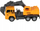 Lodër kamion eskavator Mega Creative 1:16, 30 cm, plastikë, portokalli