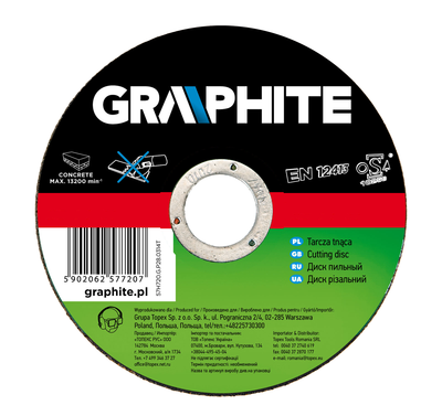 Disk prerës për gur Graphite 57H725, 230mm, 3.2mm