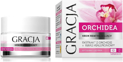 Krem fytyre Gracja Orchidea, revitalizues kundër rrudhave, ekstrakt orkideje dhe acid hialuronik, 50ml