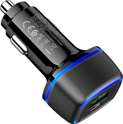 Karikues makine BLUEpower QC3.0, 2x USB, karikim i shpejtë, i zi