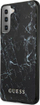 Maskë telefoni Guess Marble për Samsung Galaxy S21+, kapak i fortë, i zi