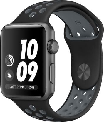 Rrip Tech-Protect SoftBand për Apple Watch 42mm (Series 1/2/3), silikon, i zi