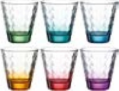 Set gotash LEONARDO OPTIC, 215 ml, bazë shumëngjyrëshe, 6 copë