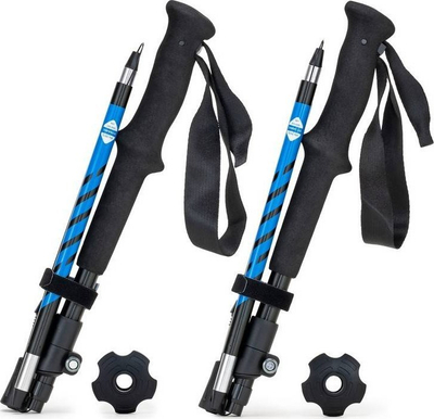 Shkopinj trekking Rockland Dynamic, aliazh alumini 7075, doreza EVA, gri