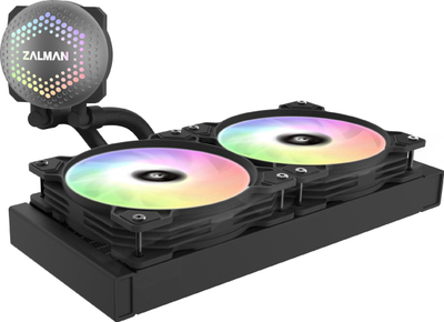Ftohës uji për procesor Zalman Alpha 24, 240mm, RGB, i zi