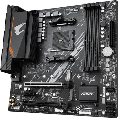 Pllakë amë Gigabyte B550M AORUS ELITE, AMD B550, DDR4, ATX