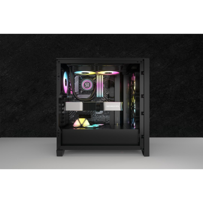 Ftohës me ujë Corsair CW-9060074-WW, 12 cm, i zi