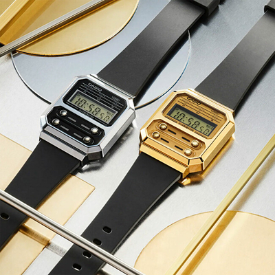 Orë për femra Casio Collection Vintage A100WEFG-9AEF (662), e zezë