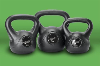 Kettlebell Allright, 6 kg, PVC, i zi