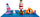Shtrojë bazë për lego LEGO, e kaltër