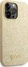 Mbulesë telefoni Guess GUHCP14LHGGSHD për iPhone 14 Pro, Glitter Script, e artë