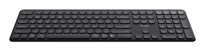 Tastierë wireless Trust Vaiya, USB, materiale ABS PC, e zezë