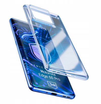 Maskë telefoni 3MK Clear Case Motorola Edge 60 Pro, gomë TPU e butë, transparente