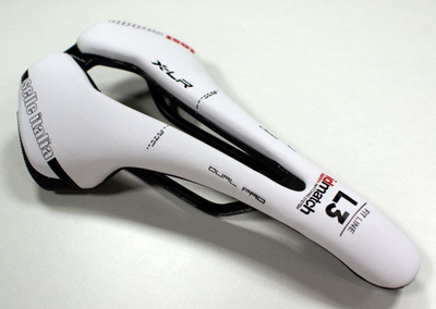 Shalë biçiklete Selle Italia X-LR TM Superflow L3, tuba mangani, e bardhë