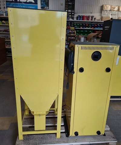 Котел на пелети Pereko QmPell EVO, 12kW, до 160m², сив