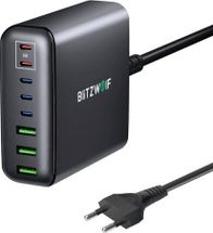 Karikues tavoline BlitzWolf BW S26, 250W, 8x USB A USB C, i zi