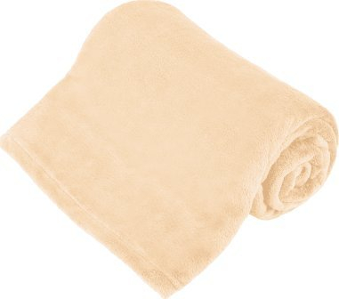 Batanije Teesa Fleece TEESA, 150x200 cm, coral fleece, ngjyrë krem