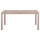 Tavolinë oborri e zgjatshme Krum HM6277.04, alumin, 160-240x90x73 cm, cappuccino