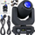 Reflektor lëvizës Light4Me Moving Head Spot, LED 150W, kontroll DMX, i zi