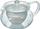 Çajnik Hario Chacha Kyusu Maru, 300ml, qelq transparent