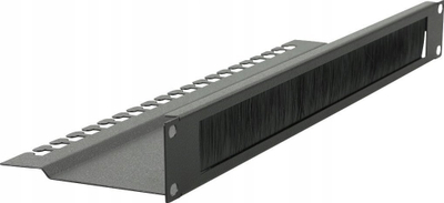 Organizues kabllosh për raft Lanview RAO210BL, 19", metal, i zi
