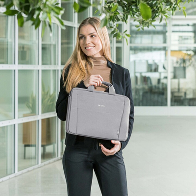 Çantë për laptop DICOTA Eco Slim Case BASE 13"-14.1", gri
