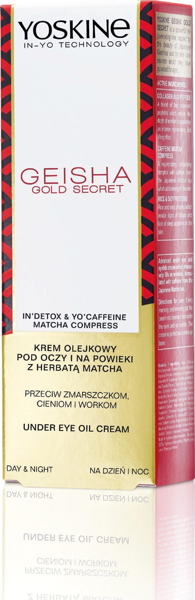 Krem për sytë dhe qepallat Yoskine Geisha Gold Secret Oil, 15ml
