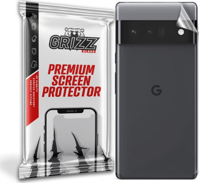Fletë mbrojtëse mbrapa GrizzGlass për Google Pixel 6 Pro, e tejdukshme, me shkëlqim