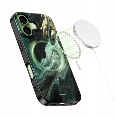 Mbulesë telefoni Tech-Protect Lamano MagSafe, për iPhone 17, Aura green