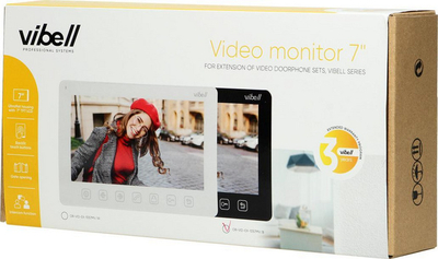 Monitor i portës Orno Vibell, i zi
