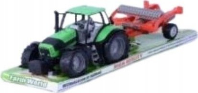 Lodër traktor me disk kultivues Pegaz Toys, plastikë e fortë, për kalamaj 3+