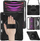 Mbrojtëse tablet ESTUFF CHICAGO, për iPad Air 13 2024, me xham mbrojtës, me kickstand, e zezë