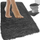 Сет теписи за бања Bathroom Rug 24353, 3 парчиња, антилизгачки, сиви