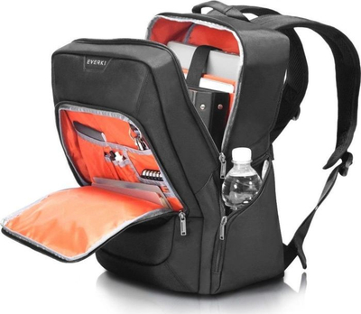 Shpinore laptopi Everki Advance, 15.6", xhep për tablet, e zezë