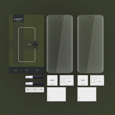 Xham mbrojtës Hofi UV Glass Pro+ 2 copë, 9H, për Xiaomi Redmi Note 13 Pro+ 5G, transparent