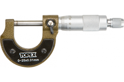 Mikrometër Topex 31C629, 0 25mm, 0.01mm