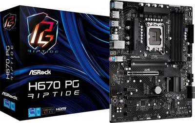 Pllakë amë ASRock H670 PG Riptide