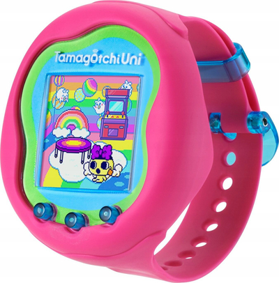 Lodër interaktive Bandai Tamagotchi Uni, ekran me ngjyra, version Pink Rose, rozë