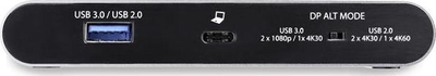Dock USB C StarTech, dy dalje DisplayPort 4K, Power Delivery 100W, gri