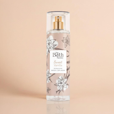 Sprej për trup The Bath Factory Vanilla, 200 ml