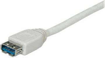 Kabllo USB 3.0 Value Type A në A, 0.8 m, e bardhë