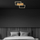 Ndriçues Briloner  LED 30W,  3260 lm, 3000K, 50 x 41 x 8,5 cm, i zi/kafe e hapur