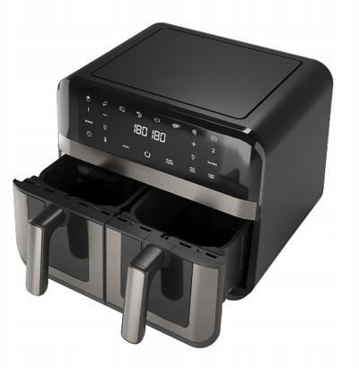 Фритеза со воздух Aiwa Futago AFR-9000, 9L, 2 корпи, со дигитални програми